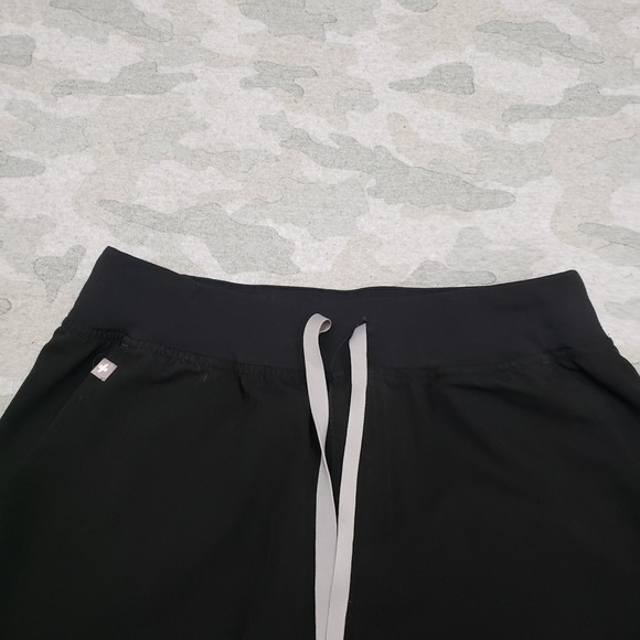 Figs Scrubs Joggers Bottom Womens Small Black Zamora Drawstring Medical - Picture 2 of 13